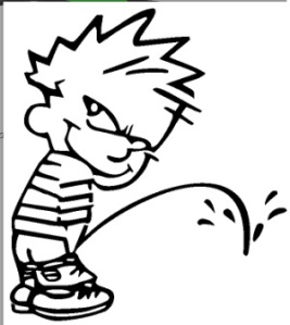 Peeing Calvin